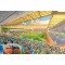 Ewood Park Stadium Fine Art Glass Coasters - Blackburn Rovers FC